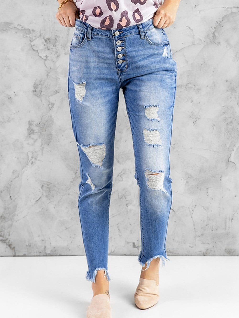 Weekend Distressed Jeans