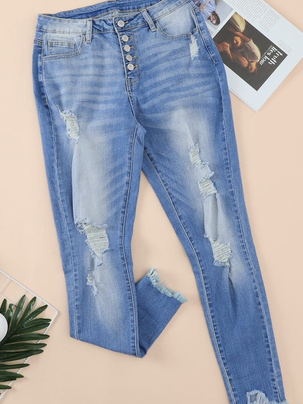 Weekend Distressed Jeans