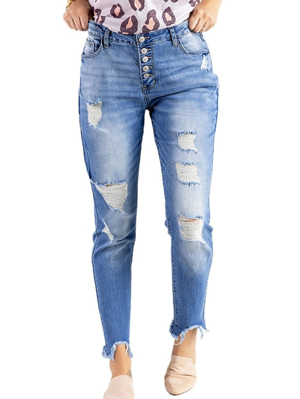Weekend Distressed Jeans