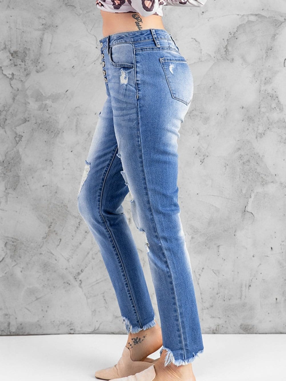 Weekend Distressed Jeans