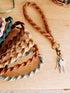 Khaki Twisted Rope Keychain with Wristlet