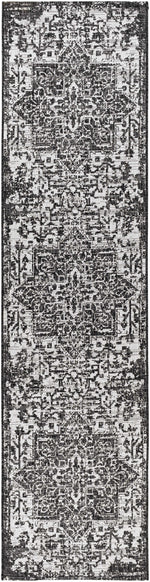 Alfombra Kilmacolm color carbón para interior y exterior - Liquidación