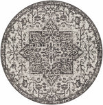 Alfombra Kilmacolm color carbón para interior y exterior - Liquidación