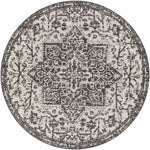 Alfombra Kilmacolm color carbón para interior y exterior - Liquidación