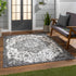 Alfombra Kilmacolm color carbón para interior y exterior - Liquidación