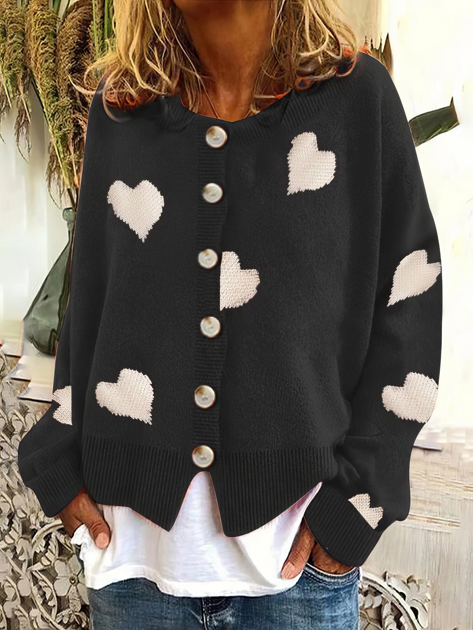 Romantic Heart Sweater