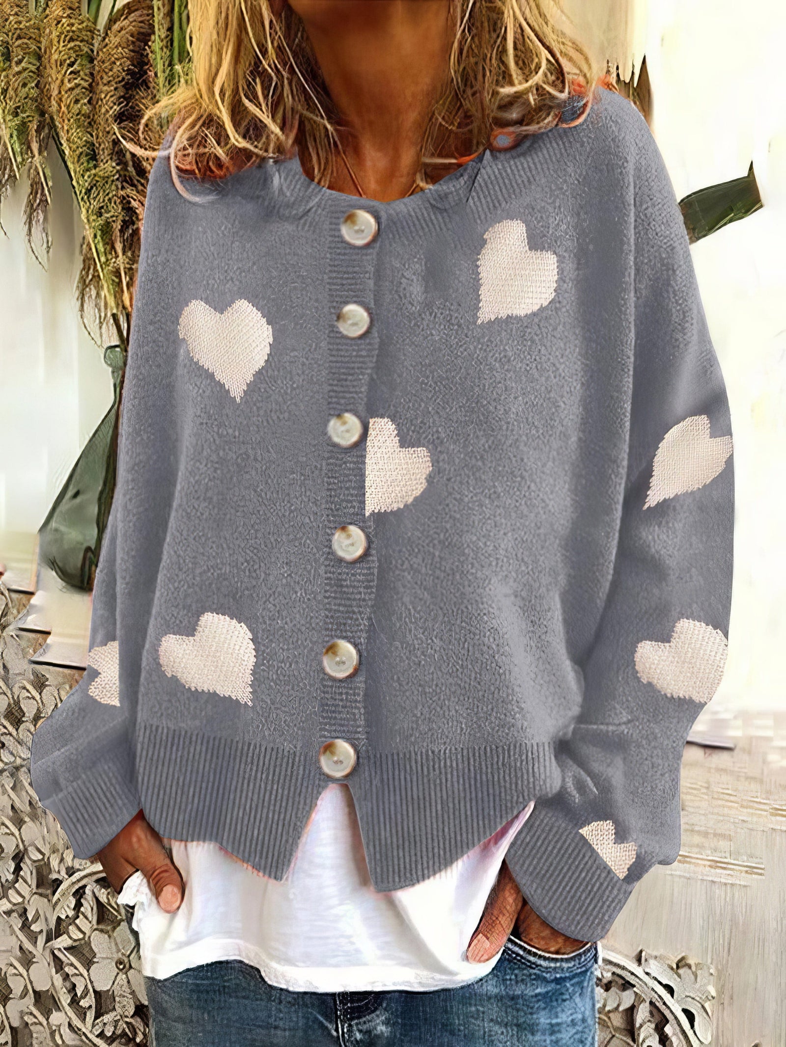 Romantic Heart Sweater