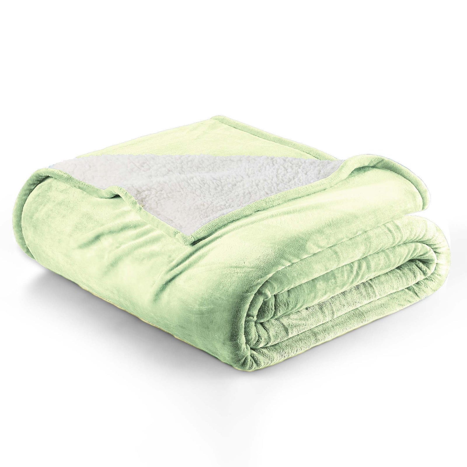 Velvet Plush Sherpa Bed Blanket - Sherpa Fleece Collection