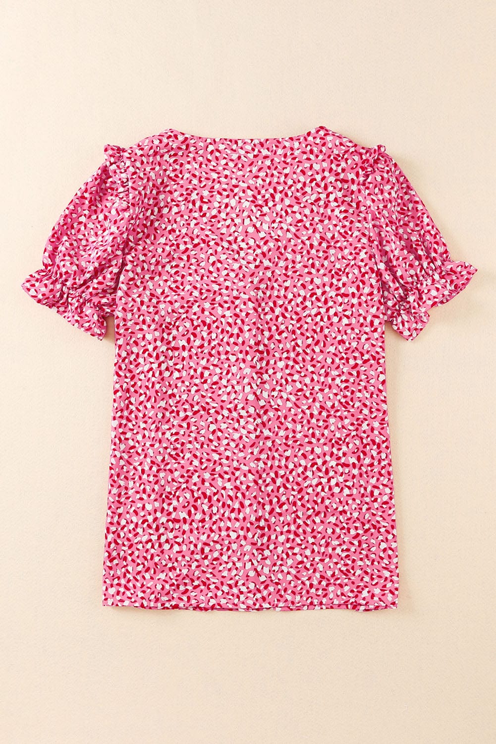 Puff Sleeve Gingham Blouse