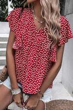 Puff Sleeve Gingham Blouse