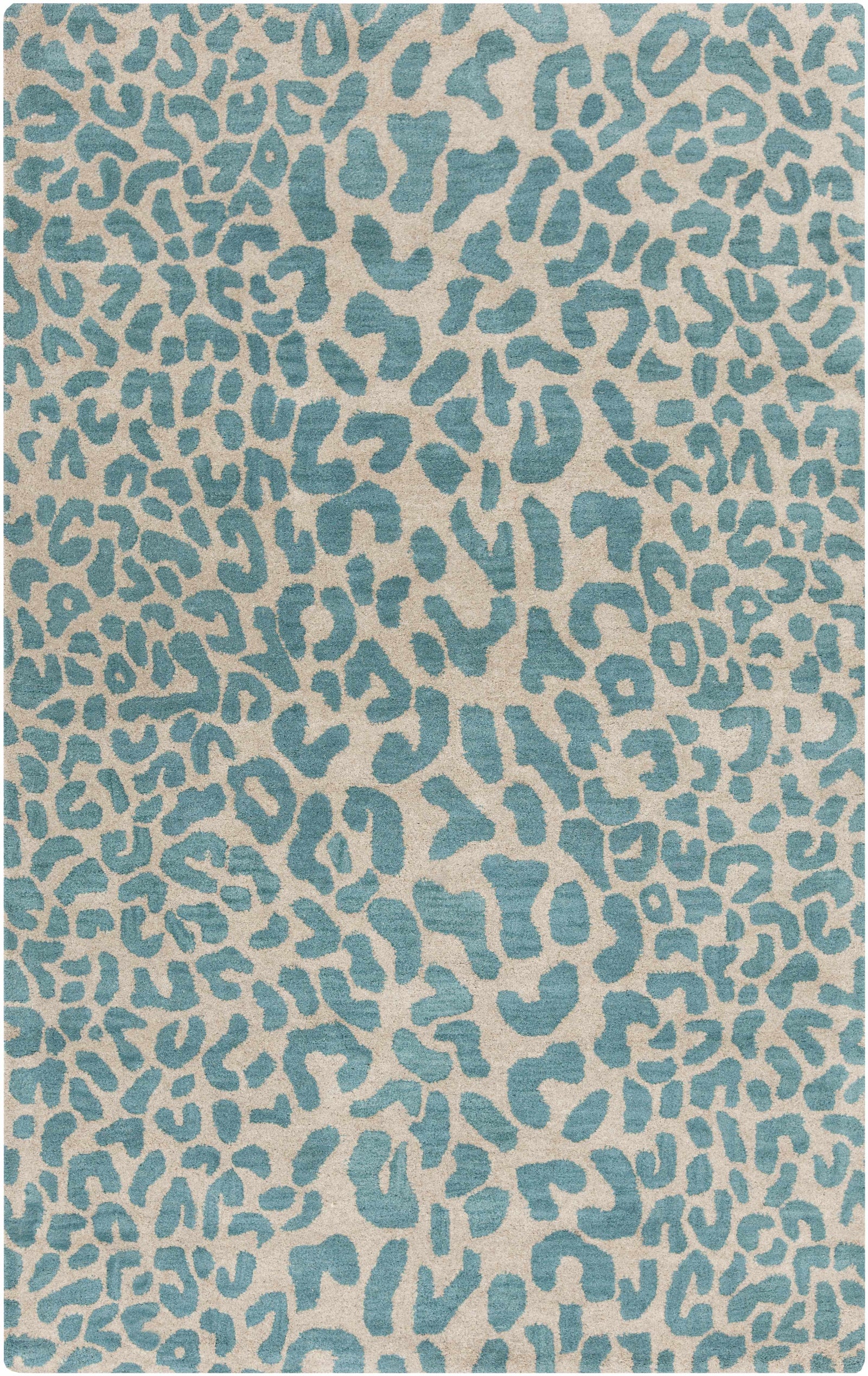 Lockbourne Leopard Print Area Rug