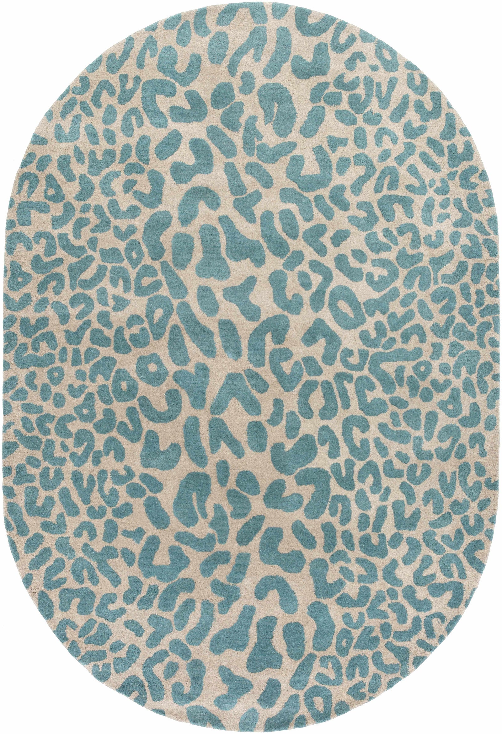 Lockbourne Leopard Print Area Rug