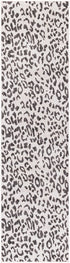 Alfombra con estampado de leopardo blanco Alderbury