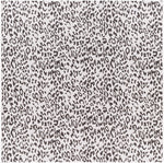 Alfombra con estampado de leopardo blanco Alderbury