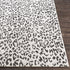 Alfombra con estampado de leopardo blanco Alderbury