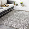 Alfombra con estampado de leopardo blanco Alderbury