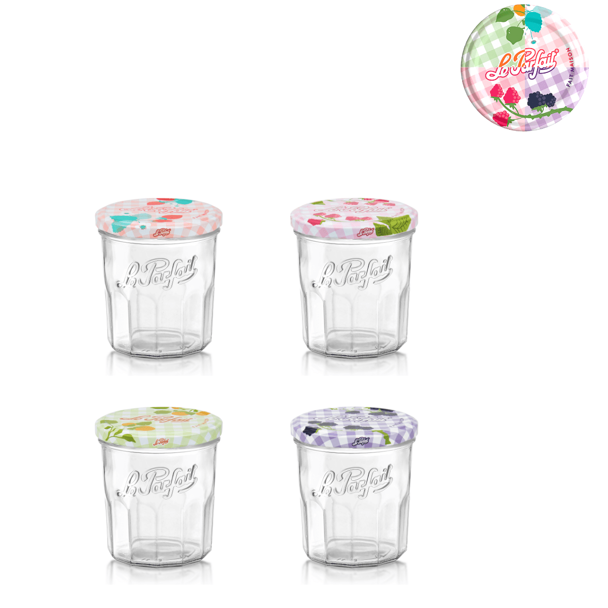 Le Parfait Jam Jars Food Storage Containers