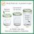 Le Parfait Jam Jars Food Storage Containers