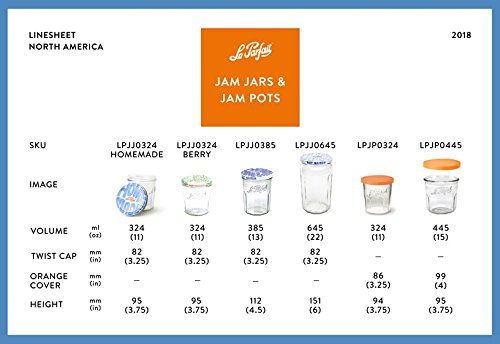 Le Parfait Jam Pots Food Storage Containers