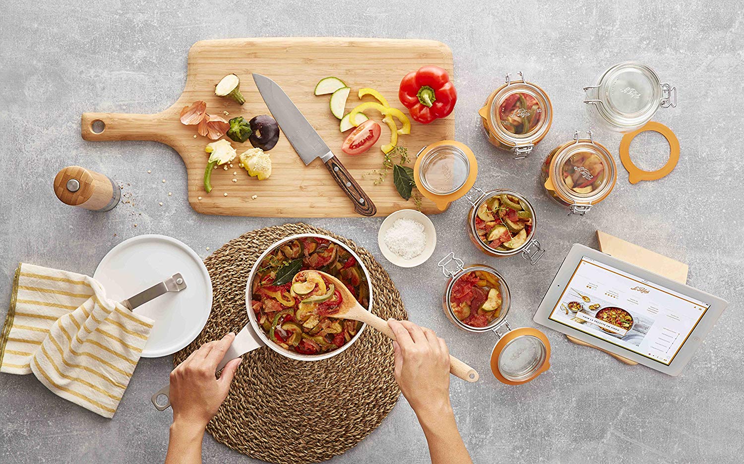 Le Parfait Super Jars Food Storage Containers
