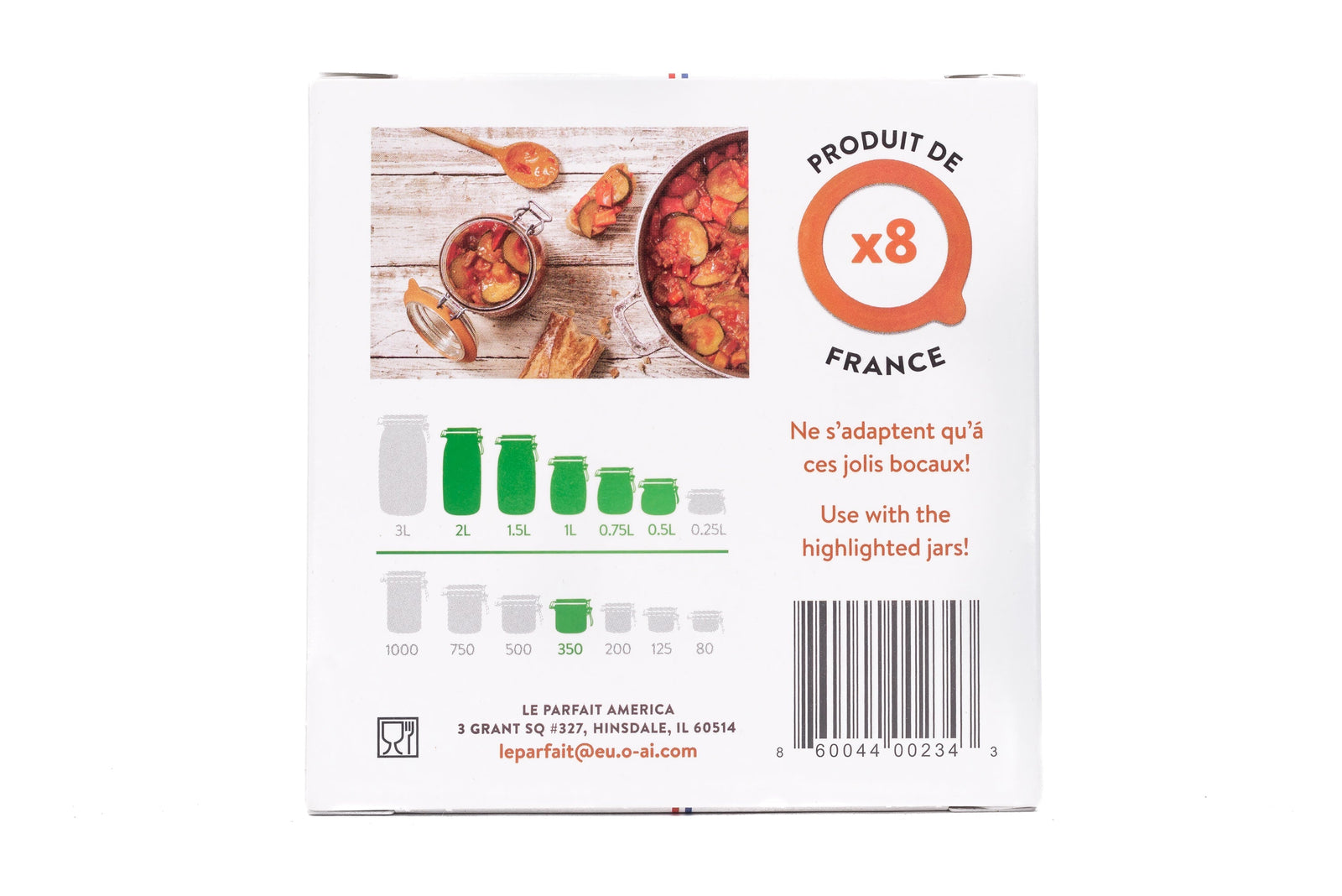 Le Parfait Super - Rubber Seals Food Storage Containers