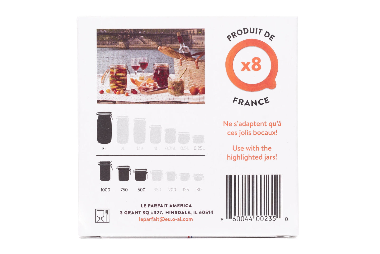 Le Parfait Super - Rubber Seals Food Storage Containers