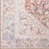 Alfombra lavable vintage Leeston en color crema óxido - Oferta