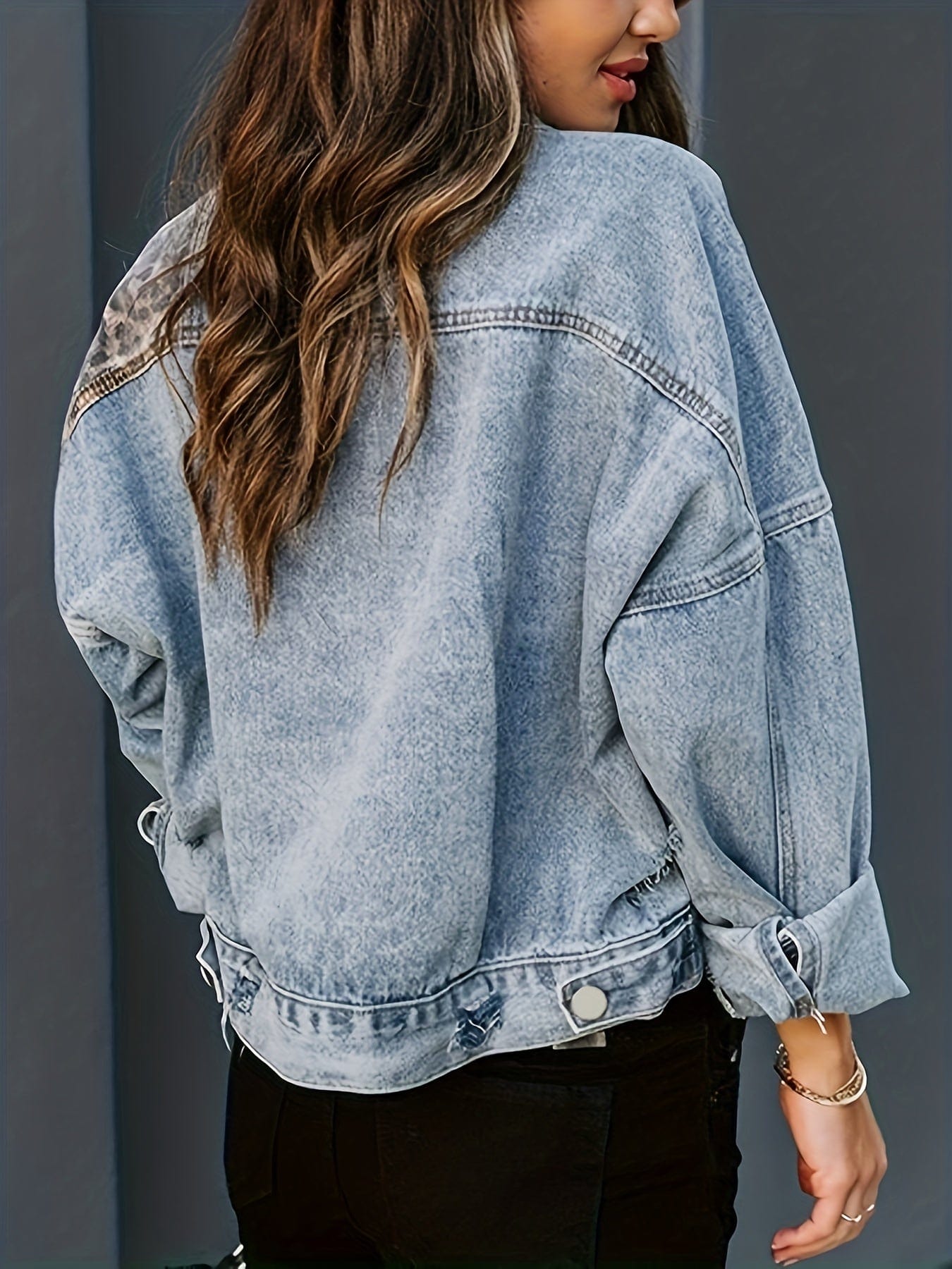 Two-Tone Denim Jacket