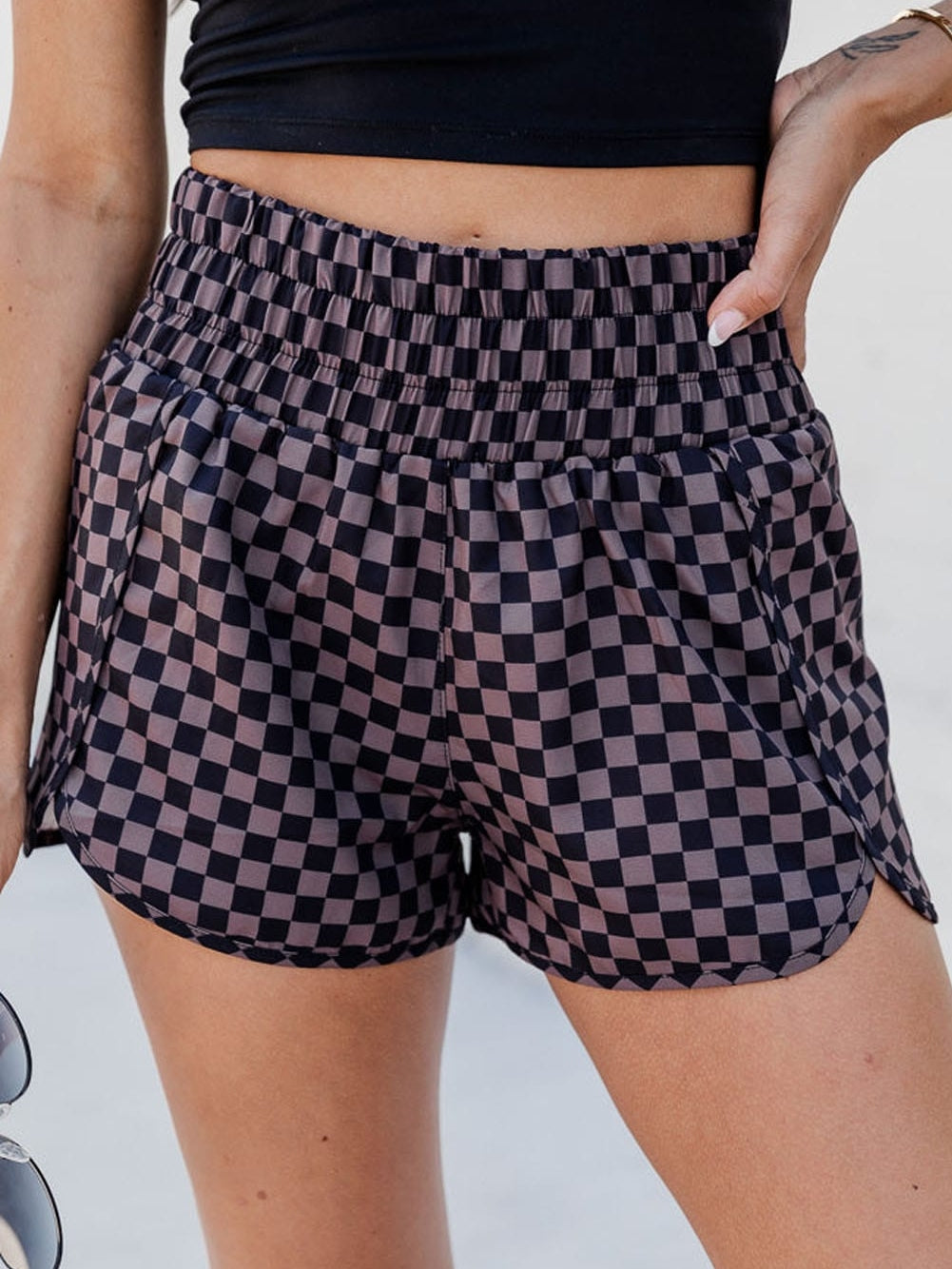 Cute Checkered Shorts for Summer