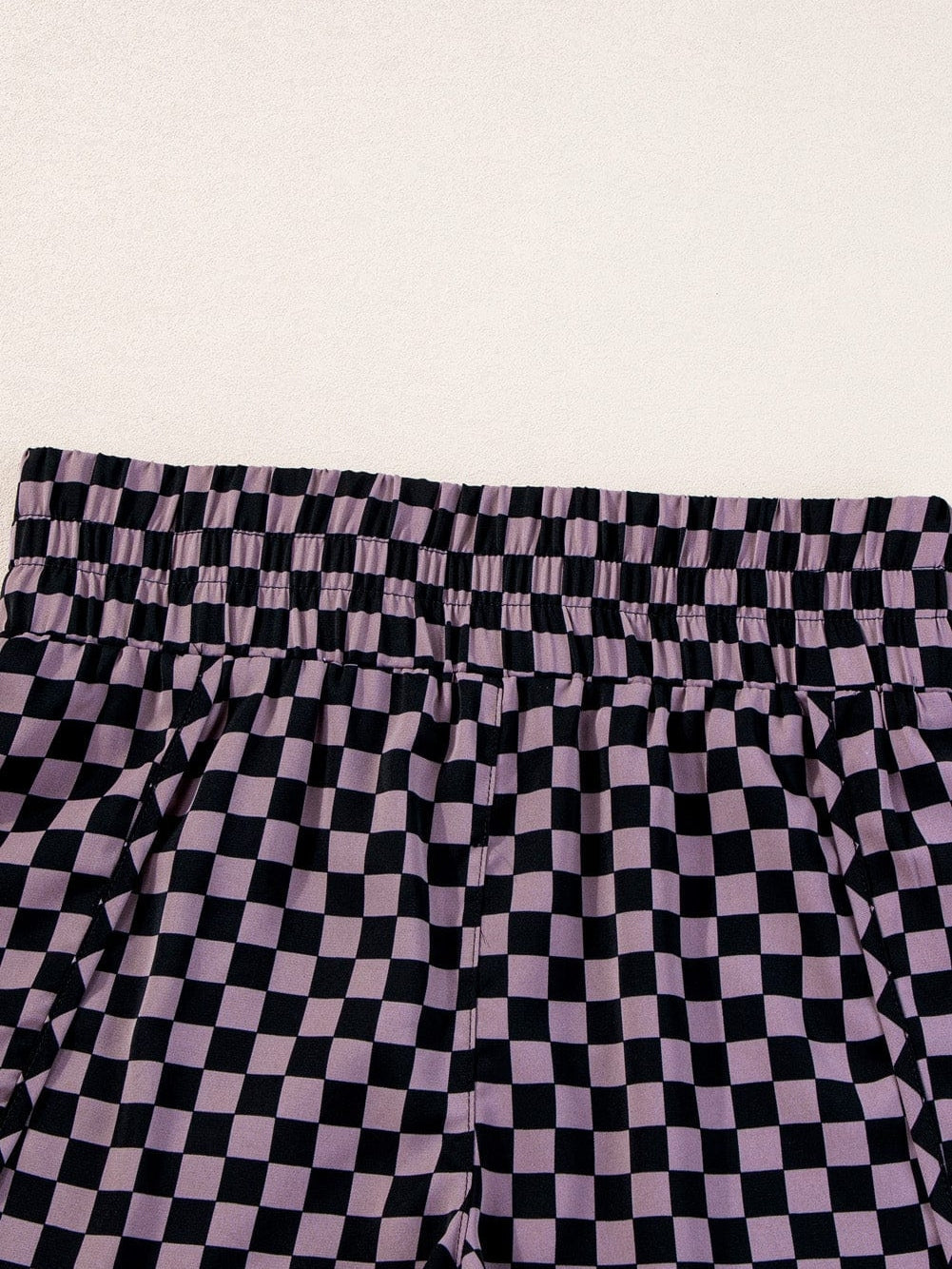 Fashionable Checkered Workout Shorts