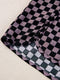High-Waisted Shorts in Checkered Design