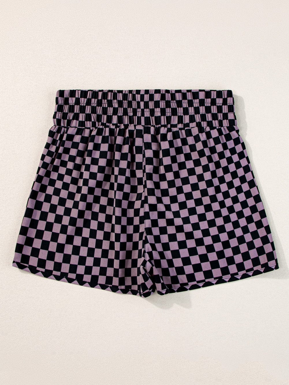 Fashionable Checkered Workout Shorts