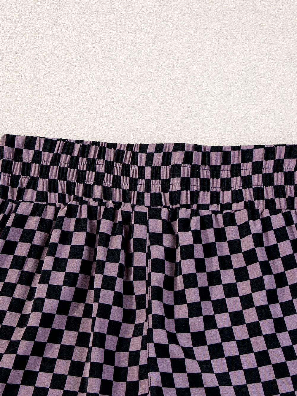 Fashionable Checkered Workout Shorts