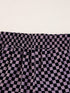 Fashionable Checkered Workout Shorts