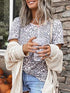 Comfortable Leopard Print Top