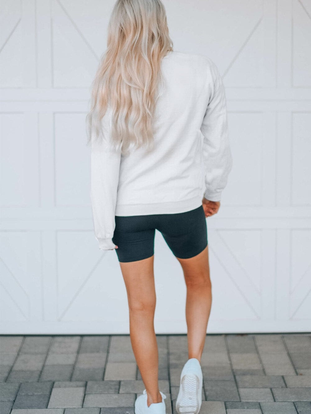 Leopard Print "Merry Christmas" White Long Sleeve Sweater