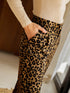 Unique Leopard Print Wide Leg Trousers