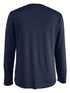 Navy Blue T-Shirt with Leopard and Glitter Accent