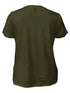 Navy Blue T-Shirt with Leopard and Glitter Accent