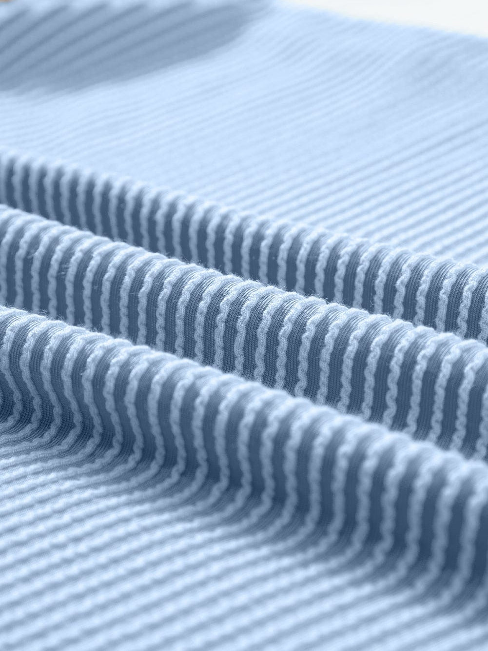 Versatile Colorblock Ribbed Knit Tee