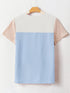 Summer Knit Color Block Tee