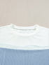 Summer Knit Color Block Tee