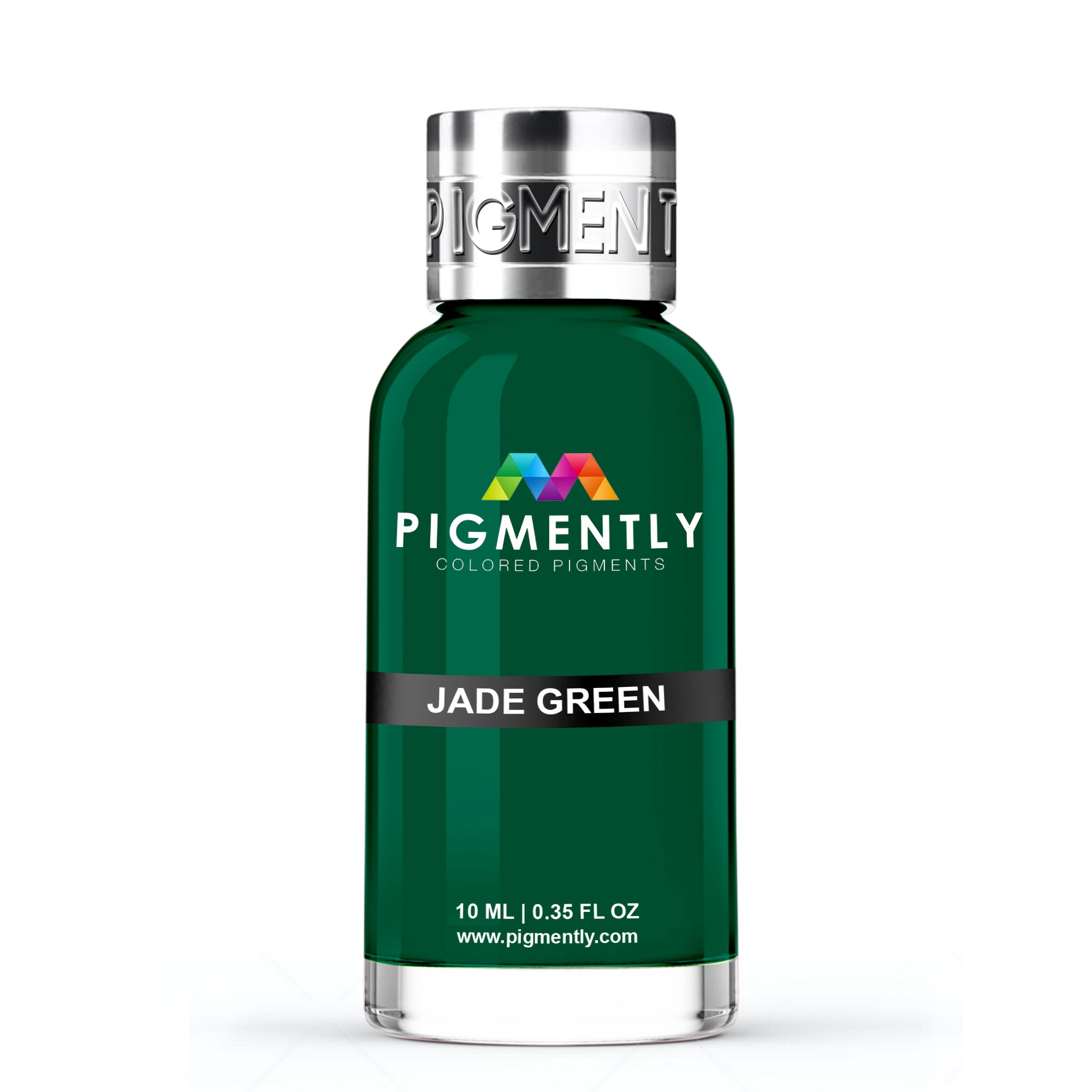 Tinte epóxico líquido de color verde jade