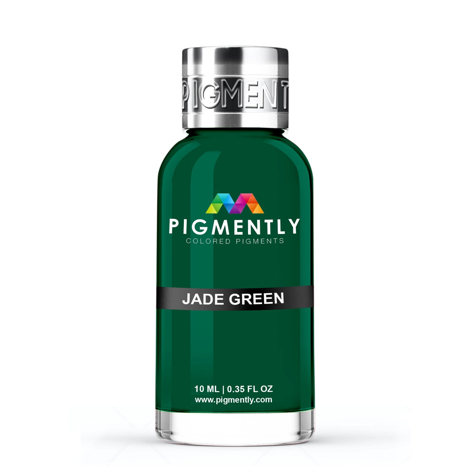 Tinte epóxico líquido de color verde jade