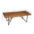 Mesa de centro Live Edge, nogal claro