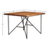 Mesa de bar Live Edge, nogal claro