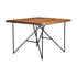 Mesa de bar Live Edge, nogal claro