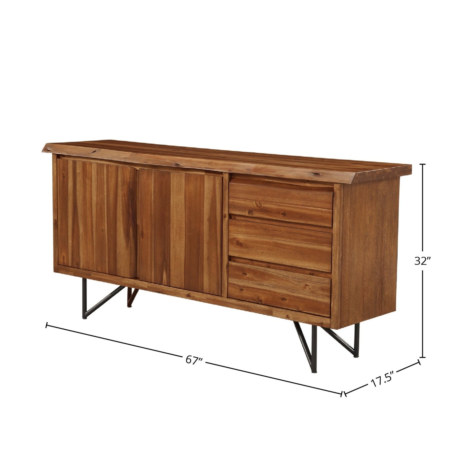 Servidor Live Edge, nogal claro