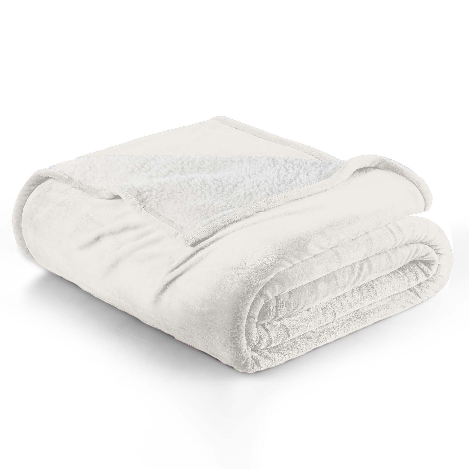 Velvet Plush Sherpa Bed Blanket - Sherpa Fleece Collection