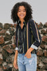 Versatile Striped Button-Up Shirt